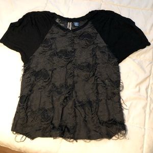 BKE “grunge” top